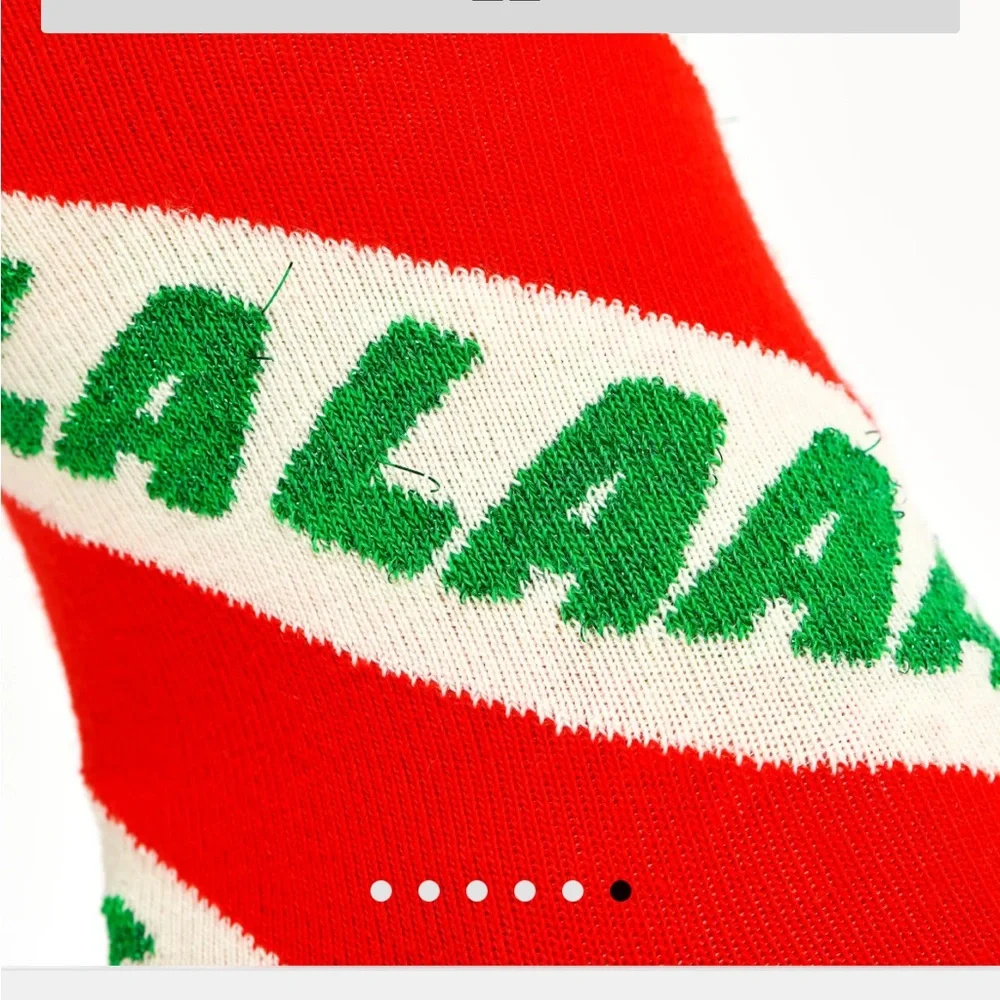 NWT Happy Socks Fa La La La La Socks - Size 4-7